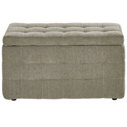 Beliani Storage Ottoman Michigan Fabric 74 Cm 42 Cm Olive Green - thumbnail 4