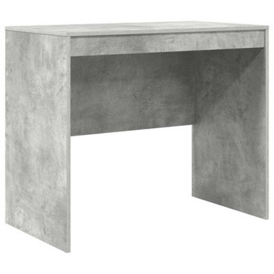 Berkfield Modern Computer Desk Concrete Grey Mdf Board 90 X 50 X 76 Cm - image 1