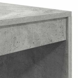 Berkfield Modern Computer Desk Concrete Grey Mdf Board 90 X 50 X 76 Cm - thumbnail 8