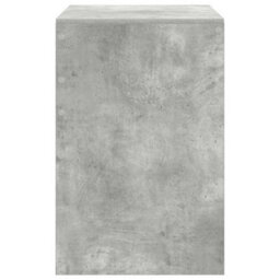 Berkfield Modern Computer Desk Concrete Grey Mdf Board 90 X 50 X 76 Cm - thumbnail 6