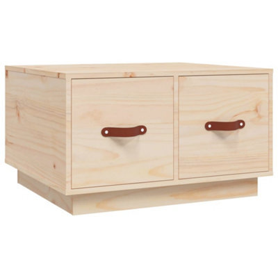 Berkfield Rustic Coffee Table 60X53X35 Cm Solid Wood Pine - image 1
