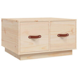 Berkfield Rustic Coffee Table 60X53X35 Cm Solid Wood Pine - thumbnail 1