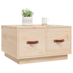 Berkfield Rustic Coffee Table 60X53X35 Cm Solid Wood Pine - thumbnail 4