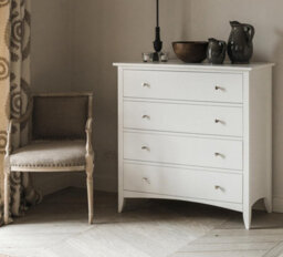 Statement Furniture Edward Hopper White 4 Drawer Chest Of Drawers - thumbnail 2