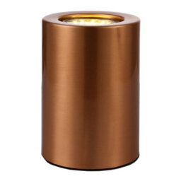 Happy Homewares Small And Contemporary Brushed Copper Led Table/floor Lamp Uplighter - thumbnail 1