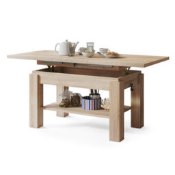 Heze Furniture Alva 2 In 1 Extending Coffee / Dining Table 110-150Cm - Sonoma Oak - thumbnail 7