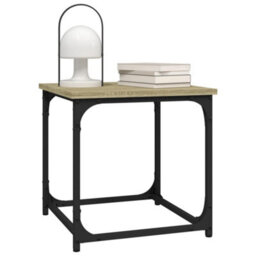 Berkfield Side Table Sonoma Oak 40X40X40 Cm Engineered Wood - thumbnail 4