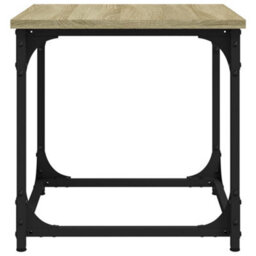 Berkfield Side Table Sonoma Oak 40X40X40 Cm Engineered Wood - thumbnail 6