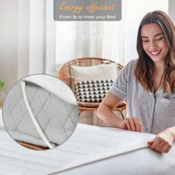 LKH Home Collection Electric Heated Blanket For Beds 3 Heat Settings Detachable Controller Fast Heat Up Overheat Protection For Cold Winter Nights - thumbnail 6