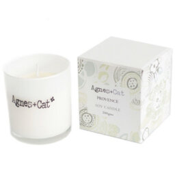 Serenityy Luxury Frosted Soy Wax Candle 200G - Provence, Embossed Silver Lid, 23Hr Burn Time, Gift Box
