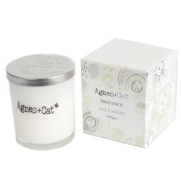 Serenityy Luxury Frosted Soy Wax Candle 200G - Provence, Embossed Silver Lid, 23Hr Burn Time, Gift Box - thumbnail 2