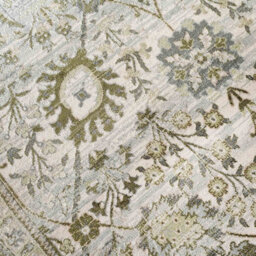 Loomed Green Vintage Distressed Bedroom Living Area Rug 160X230Cm - thumbnail 5