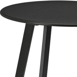 Grey Round Metal Garden Coffee Table 50X45Cm - thumbnail 5
