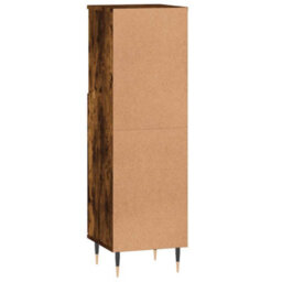 Walplus Bathroom Cabinet Smoked Oak 30X30X100 Cm Engineered Wood - thumbnail 8