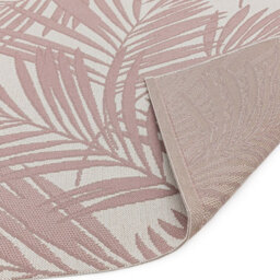 Pink Outdoor Rug, Nature-Print Stain-Resistant Rug For Patio Decks Garden, 4mm Modern Outdoor Area Rug- 120Cm X 170Cm - thumbnail 6
