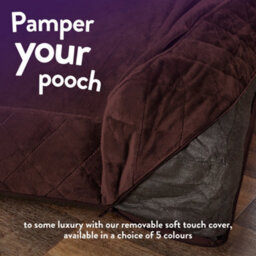 Slumberdown Paws For Slumberdown Brown Dog Bed, Medium - thumbnail 5