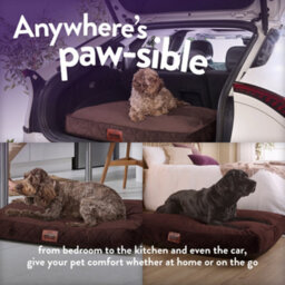Slumberdown Paws For Slumberdown Brown Dog Bed, Medium - thumbnail 6