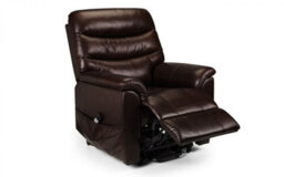 iLikeStores Leather Rise And Recline Chair - Brown - thumbnail 2