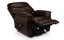 iLikeStores Leather Rise And Recline Chair - Brown - thumbnail 3