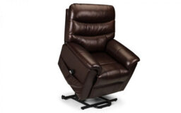 iLikeStores Leather Rise And Recline Chair - Brown - thumbnail 4