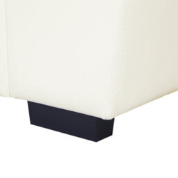 Beliani Sofa 2 Seater Vogar Faux Leather Off-White - thumbnail 9