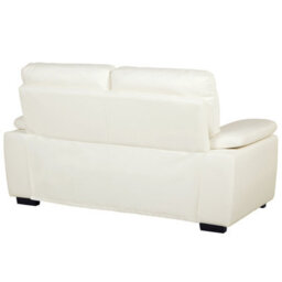 Beliani Sofa 2 Seater Vogar Faux Leather Off-White - thumbnail 5