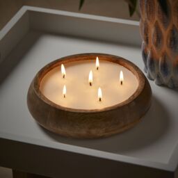 Candlelight Brown Mango Wood Sea Salt Candle - thumbnail 5