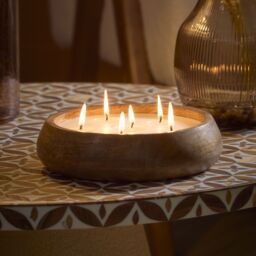 Candlelight Brown Mango Wood Sea Salt Candle - thumbnail 6