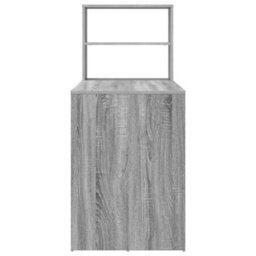 Berkfield Desk With Storage Grey Sonoma 113X54X120 Cm Engineered Wood - thumbnail 5