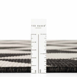 The Rugs Ted Baker Terrick Reversible Indoor Outdoor Rug Chevron Design In Black - thumbnail 9