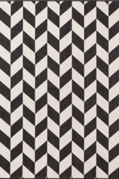 The Rugs Ted Baker Terrick Reversible Indoor Outdoor Rug Chevron Design In Black - thumbnail 1