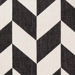 The Rugs Ted Baker Terrick Reversible Indoor Outdoor Rug Chevron Design In Black - thumbnail 6