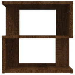 Berkfield Side Table Brown Oak 40X40X40 Cm Engineered Wood - thumbnail 3