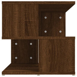 Berkfield Side Table Brown Oak 40X40X40 Cm Engineered Wood - thumbnail 4