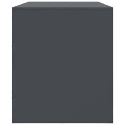 Berkfield Sturdy Tv Cabinet Anthracite 99X39X44 Cm Steel - thumbnail 8