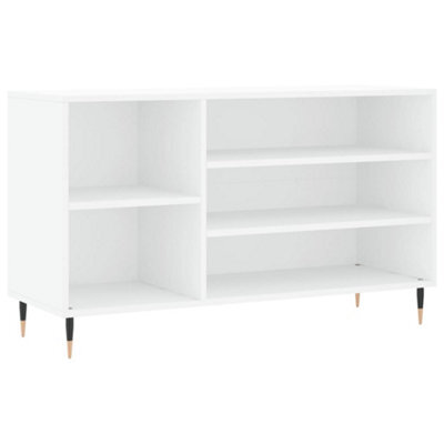 Berkfield Modern Shoe Cabinet White 102X36X60 Cm Engineered Wood