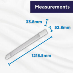 Pack Of 30 Bright Source 5Ft Led Batten Light Ip65 Cool White 4000K 24W 2400Lm Waterproof Integrated Led - thumbnail 7