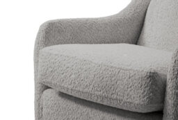 Modern Home Cassie Accent Chair - Steel & Silver - thumbnail 2
