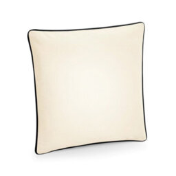 Westford Mill Cotton Piped Cushion Cover Natural/french Navy (One Size)