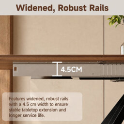 Matteo Extendable Dining Table - Walnut Effect, 160-240Cm - thumbnail 7