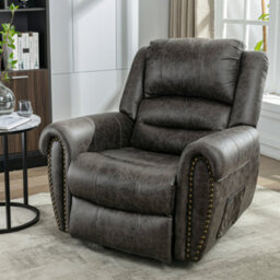 Btm Large Power Lift Recliner With Massage  Heat For Elderly, Heavyduty Electric Faux Leather, Usb Port, 2 Side Pockets - thumbnail 7