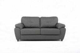 Lugo 3+2 Sofa Set Faux Leather Grey - thumbnail 2