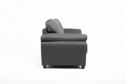 Lugo 3+2 Sofa Set Faux Leather Grey - thumbnail 7