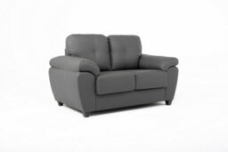 Lugo 3+2 Sofa Set Faux Leather Grey - thumbnail 5