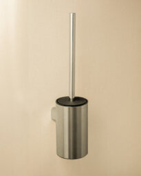 Cosmic Toilet Brush, Wall-Mounted, Chrome, Architect S+ Collection - thumbnail 2