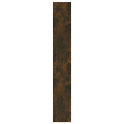 Berkfield Book Cabinet/room Divider Smoked Oak 80X30X198 Cm Engineered Wood - thumbnail 4