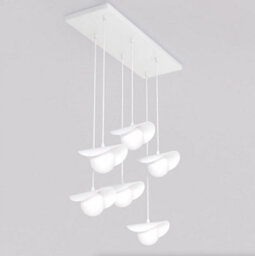 Emibig Lighting Emibig Ritual Pendant Lamp 6 X G9 White With White Shade - thumbnail 3