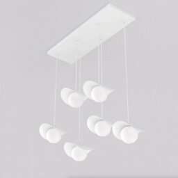 Emibig Lighting Emibig Ritual Pendant Lamp 6 X G9 White With White Shade - thumbnail 2