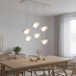Emibig Lighting Emibig Ritual Pendant Lamp 6 X G9 White With White Shade - thumbnail 5