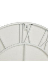 White Skeleton Wall Clock, Modern Minimalist Geometric Design - thumbnail 2